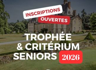 Trophée Seniors des Ormes – inscriptions ouvertes !